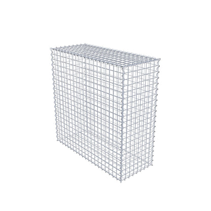 Gabion 100 cm x 100 cm x 40 cm (L x H x D), maskstorlek 5 cm x 5 cm, spiral