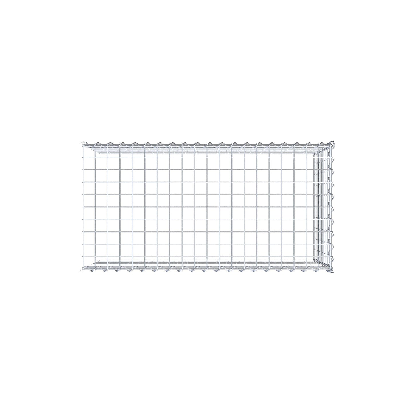 Gavión complementario tipo 4 100 cm x 50 cm x 50 cm (L x A x P), malla 5 cm x 5 cm, espiral
