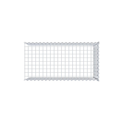 Gavión complementario tipo 4 100 cm x 50 cm x 50 cm (L x A x P), malla 5 cm x 5 cm, espiral