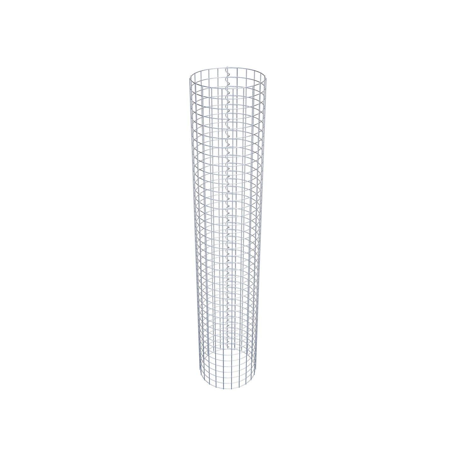Gabionpelare rund 37 cm diameter, 200 cm höjd, maskstorlek 5 cm x 5 cm
