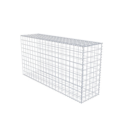 Gabbione aggiuntivo tipo 2 200 cm x 100 cm x 50 cm (L x A x P), maglia 10 cm x 10 cm, spirale
