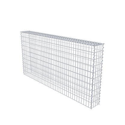 Extra gabion typ 3 200 cm x 100 cm x 20 cm (L x H x D), maskstorlek 5 cm x 10 cm, spiral