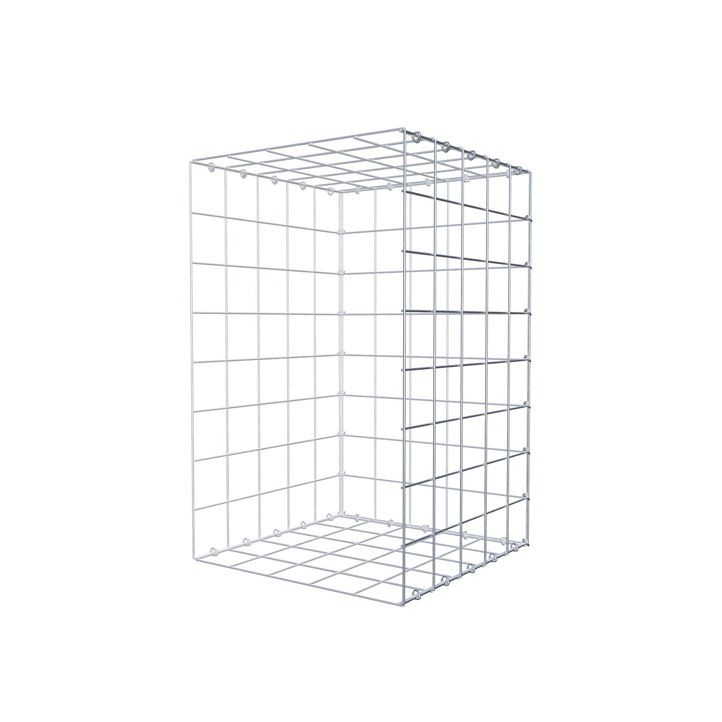 Pile aggiuntivo tipo 2 80 cm x 50 cm x 50 cm (L x H x P), maglia 10 cm x 10 cm, anello a C
