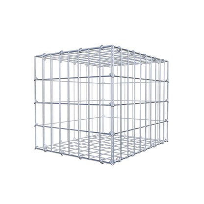 Gabion 50 cm x 40 cm x 40 cm (L x H x D), maskstorlek 5 cm x 10 cm, C-ring