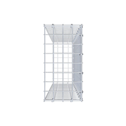 Gabião Tipo 2 100 cm x 20 cm x 40 cm (C x A x P), malhagem 5 cm x 5 cm, anel C