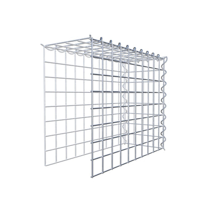 Gavión adicional tipo 4 50 cm x 40 cm x 20 cm (L x A x P), malla 5 cm x 5 cm, en espiral