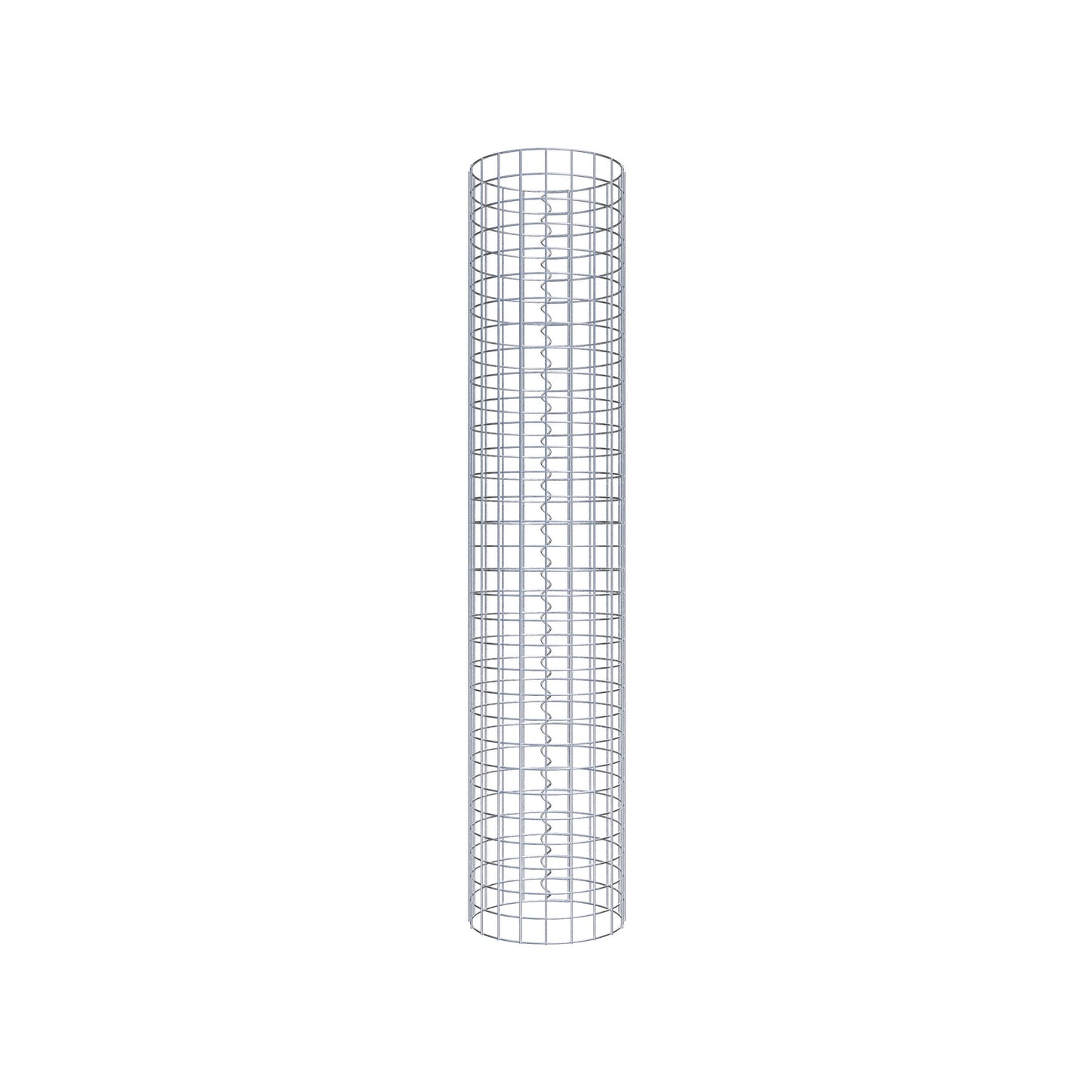 Gabionpelare rund 32 cm diameter, 160 cm höjd, maskstorlek 5 cm x 5 cm
