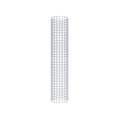 Gabionpelare rund 32 cm diameter, 160 cm höjd, maskstorlek 5 cm x 5 cm