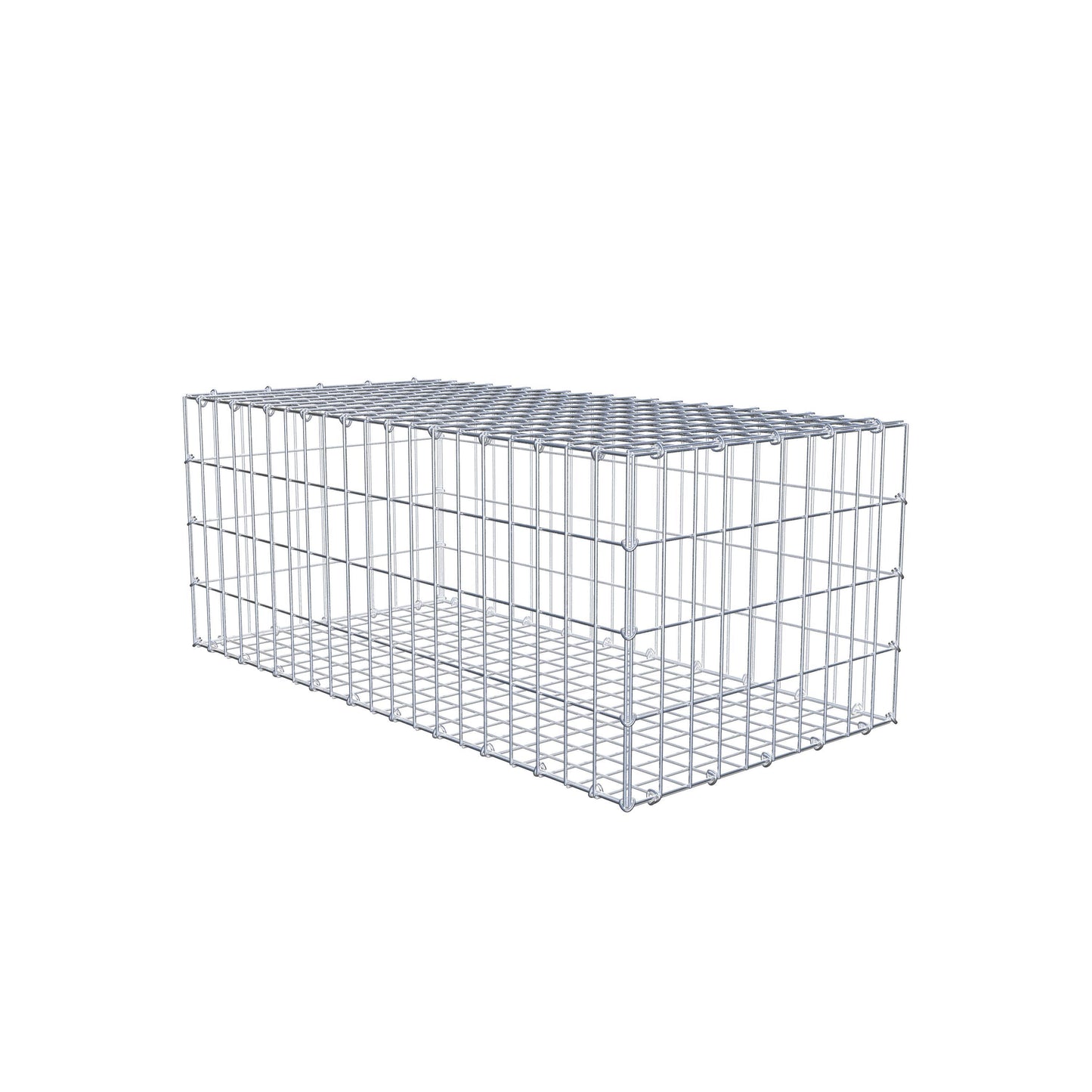Schanskorf 100 cm x 40 cm x 50 cm (L x H x D), maaswijdte 5 cm x 10 cm, C-ring
