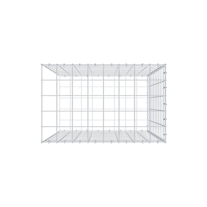 Gavión complementario de tipo 2 100 cm x 80 cm x 50 cm (L x A x P), malla 10 cm x 10 cm, anillo en C