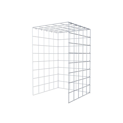 Pila adicional tipo 4 80 cm x 50 cm x 50 cm (L x A x P), malla 10 cm x 10 cm, anillo en C