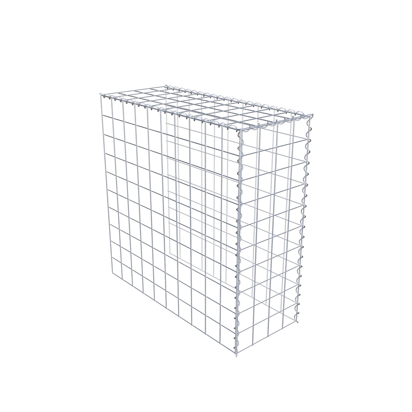 Extra gabion typ 4 100 cm x 100 cm x 40 cm (L x H x D), maskstorlek 10 cm x 10 cm, spiral