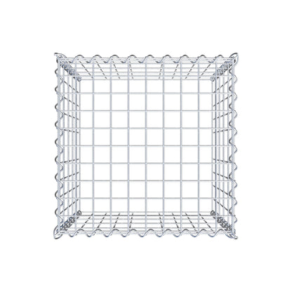 Gabion rapporté type 3 50 cm x 50 cm x 50 cm (L x H x P), mailles 5 cm x 10 cm, spirale