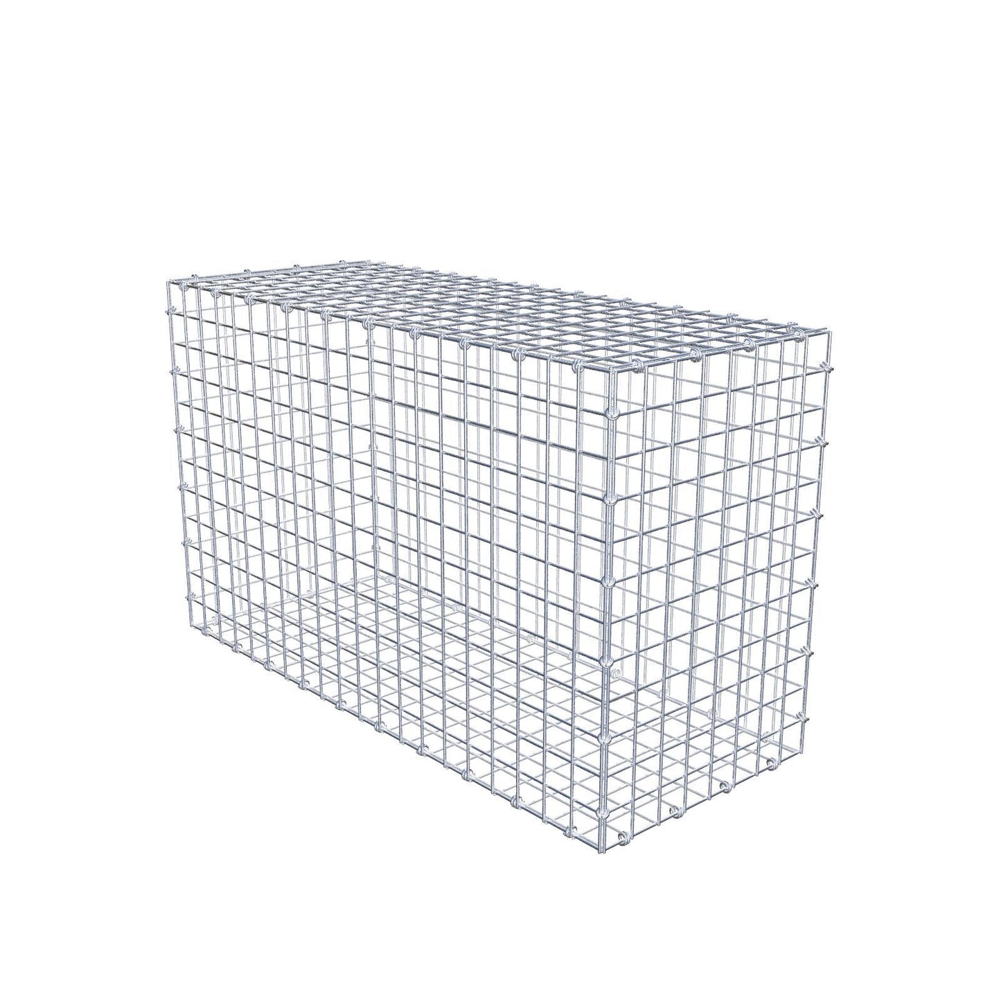 Schanskorf 100 cm x 60 cm x 40 cm (L x H x D), maaswijdte 5 x 5 cm, spiraalring