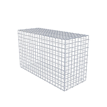 Schanskorf 100 cm x 60 cm x 40 cm (L x H x D), maaswijdte 5 x 5 cm, spiraalring