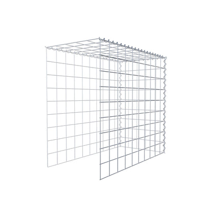 Gabião tipo 4 100 cm x 90 cm x 50 cm (C x A x P), malhagem 10 cm x 10 cm, espiral