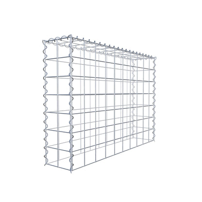 Anbaugabione Typ 3 100 cm x 70 cm x 20 cm (L x H x T), Maschenweite 10 cm x 10 cm, Spirale