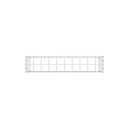 Type 3 oplegkorf 100 cm x 40 cm x 20 cm (L x H x D), maaswijdte 10 cm x 10 cm, C-ring