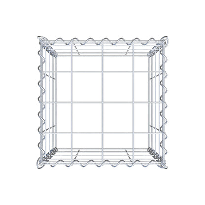 Gabião tipo 3 40 cm x 40 cm x 40 cm (C x A x P), malhagem 10 cm x 10 cm, espiral