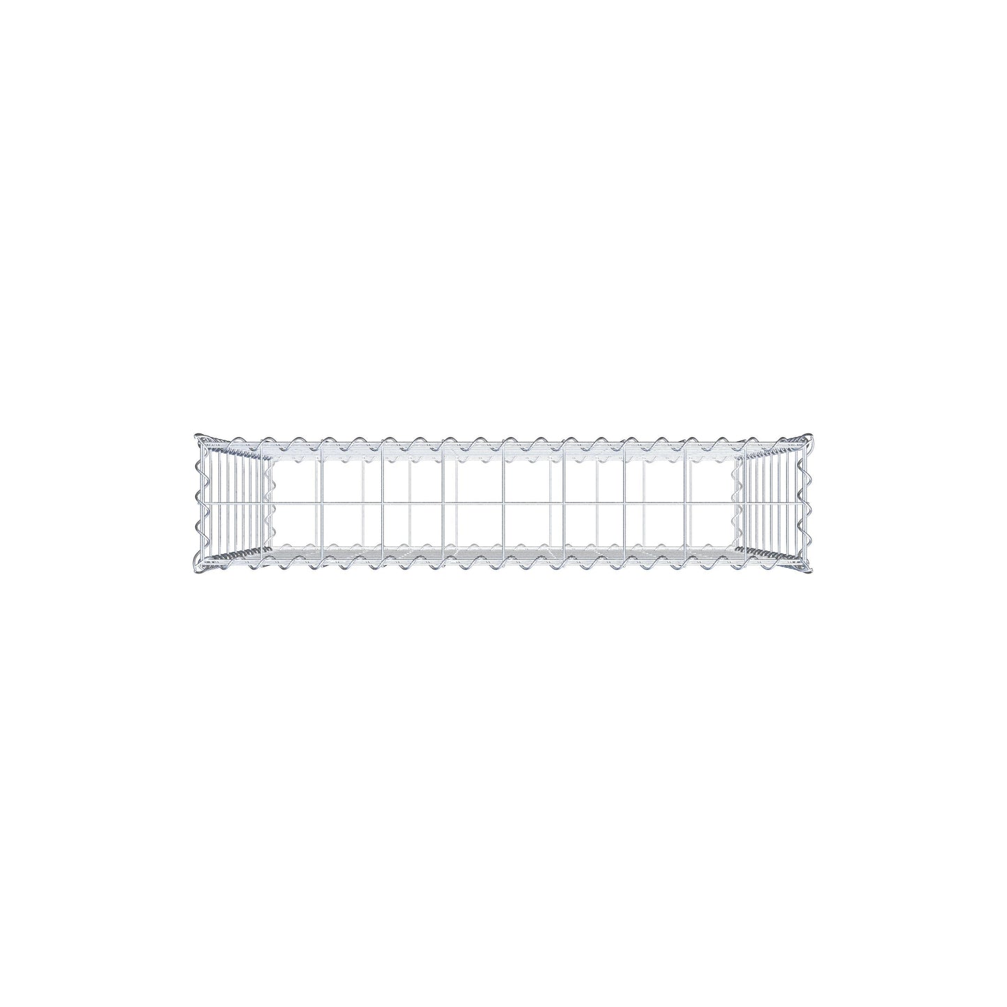 Gabion 100 cm x 90 cm x 20 cm (L x H x D), maskstorlek 10 cm x 10 cm, spiral