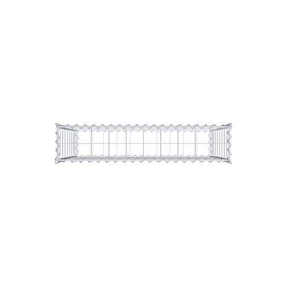 Gabion 100 cm x 90 cm x 20 cm (L x H x D), maskstorlek 10 cm x 10 cm, spiral