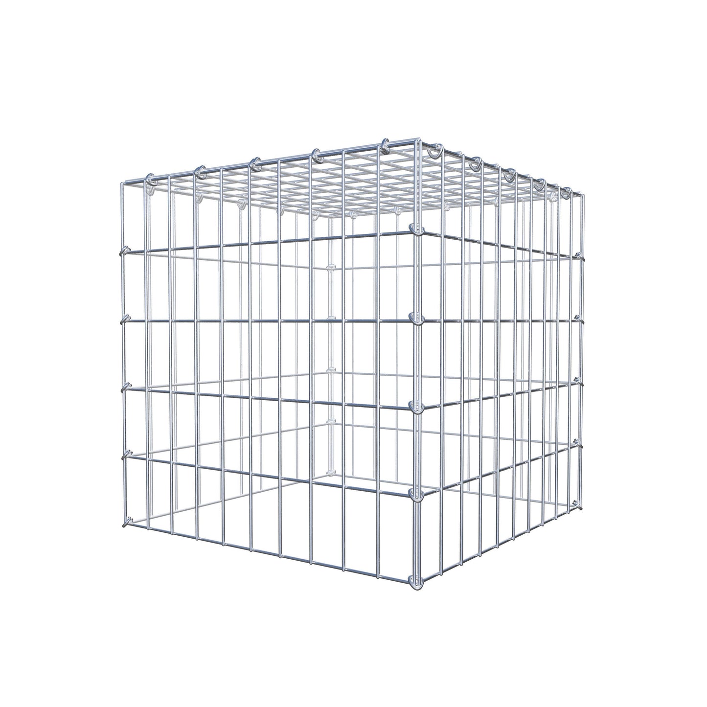 Anbaugabione Typ 3 50 cm x 50 cm x 50 cm (L x H x T), Maschenweite 5 cm x 10 cm, C-Ring