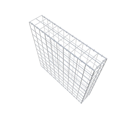 Gabião tipo 2 100 cm x 100 cm x 20 cm (C x A x P), malhagem 10 cm x 10 cm, anel C