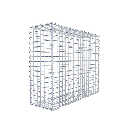Gabion 100 cm x 80 cm x 30 cm (L x H x D), mesh size 5 cm x 5 cm, spiral