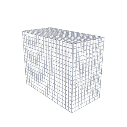 Monteret gabion type 3 100 cm x 80 cm x 50 cm (L x H x D), maskestørrelse 5 cm x 5 cm, C-ring