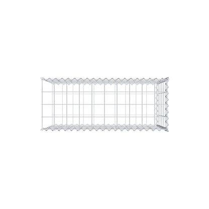 Extra gabion typ 2 100 cm x 60 cm x 40 cm (L x H x D), maskstorlek 10 cm x 10 cm, spiral