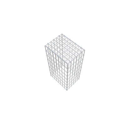 Toegevoegde pool type 3 80 cm x 40 cm x 30 cm (L x H x D), maaswijdte 5 cm x 10 cm, C-ring