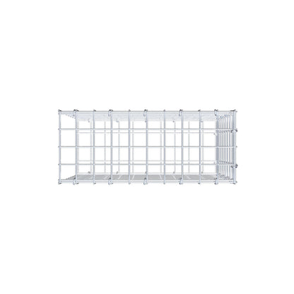 Gabião tipo 2 50 cm x 40 cm x 20 cm (C x A x P), malhagem 5 cm x 5 cm, anel C