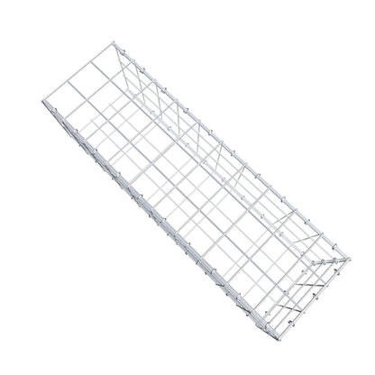 Mounted gabion type 2 100 cm x 30 cm x 30 cm (L x H x D), mesh size 10 cm x 10 cm, C-ring