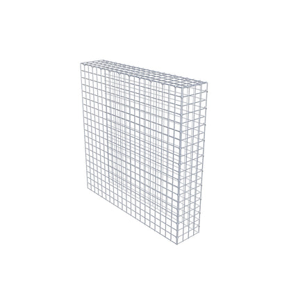 Anbaugabione Typ 4 100 cm x 100 cm x 20 cm (L x H x T), Maschenweite 5 cm x 5 cm, C-Ring