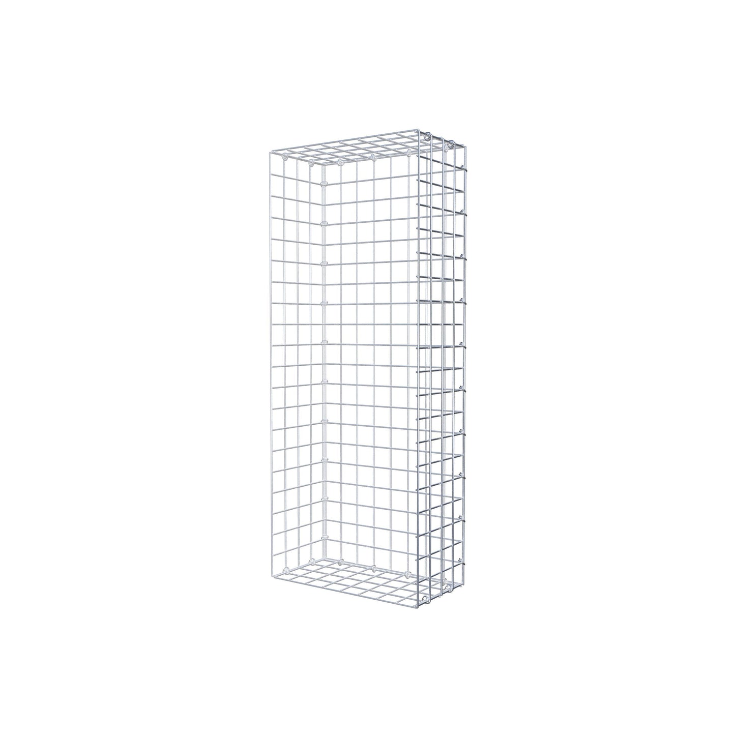Gabião Tipo 2 100 cm x 20 cm x 40 cm (C x A x P), malhagem 5 cm x 5 cm, anel C