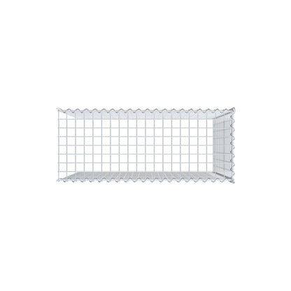 Gavión complementario tipo 4 100 cm x 90 cm x 40 cm (L x A x P), malla 5 cm x 5 cm, espiral