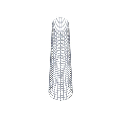 Gabionpelare rund 37 cm diameter, 200 cm höjd, maskstorlek 5 cm x 5 cm