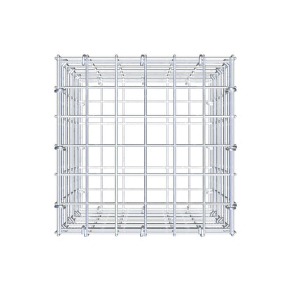 Gabion 30 cm x 30 cm x 30 cm (L x H x D), maskstorlek 5 cm x 5 cm, C-ring