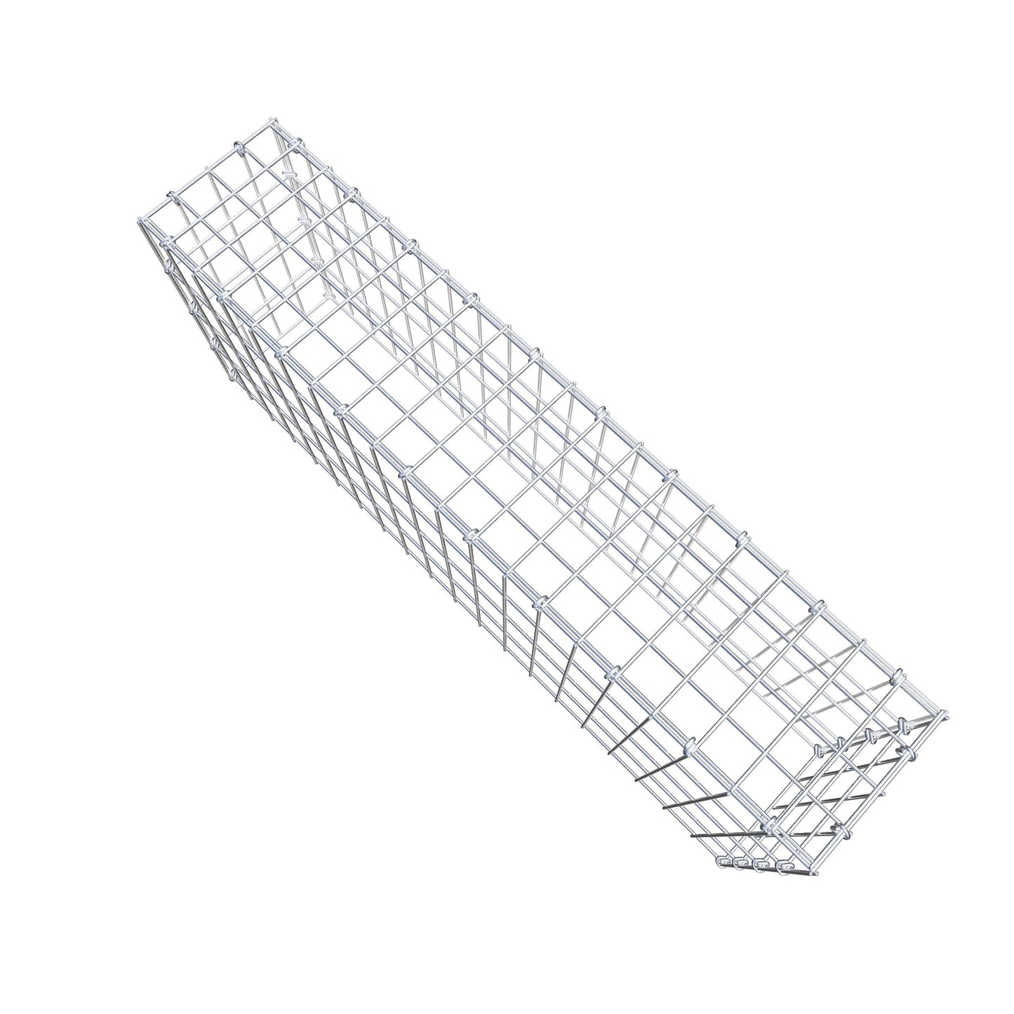 Type 3 oplegkorf 100 cm x 40 cm x 20 cm (L x H x D), maaswijdte 5 cm x 10 cm, C-ring