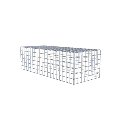 Gabbione aggiuntivo di tipo 4 100 cm x 30 cm x 40 cm (L x A x P), maglia 5 cm x 5 cm, anello a C
