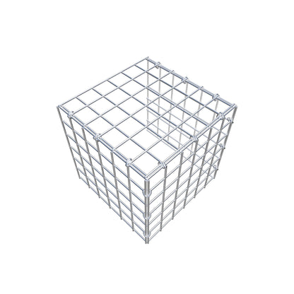 Anbaugabione Typ 4 30 cm x 30 cm x 30 cm (L x H x T), Maschenweite 5 cm x 5 cm, C-Ring