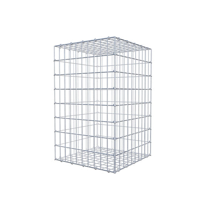 Schanskorf 80 cm x 50 cm x 50 cm (L x H x D), maaswijdte 5 cm x 10 cm, C-ring