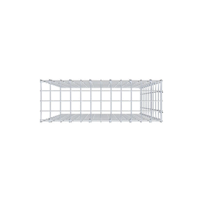 Anbaugabione Typ 4 100 cm x 60 cm x 20 cm (L x H x T), Maschenweite 5 cm x 10 cm, C-Ring