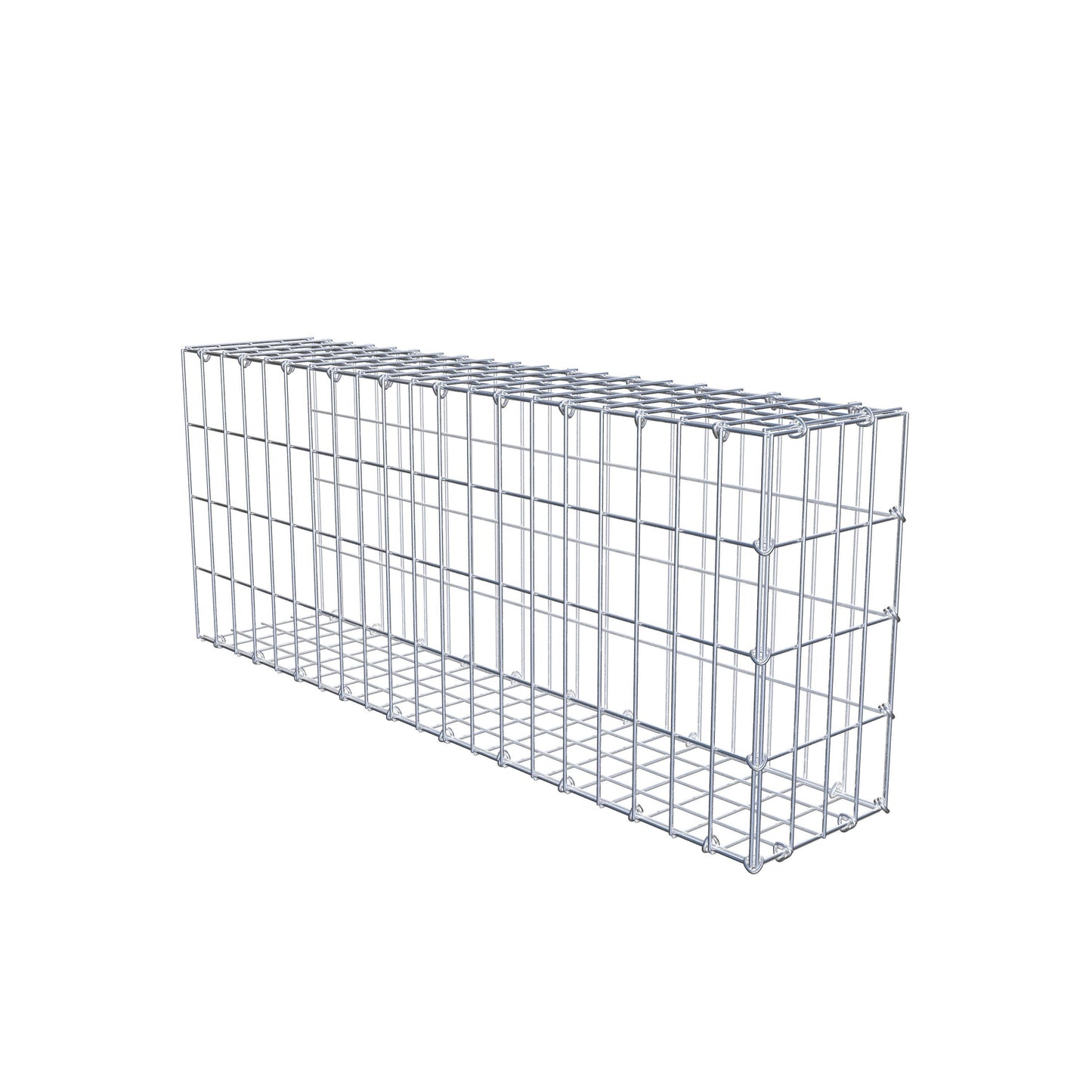 Fourche rapportée type 2 100 cm x 40 cm x 20 cm, mailles 5 cm x 10 cm, anneau en C
