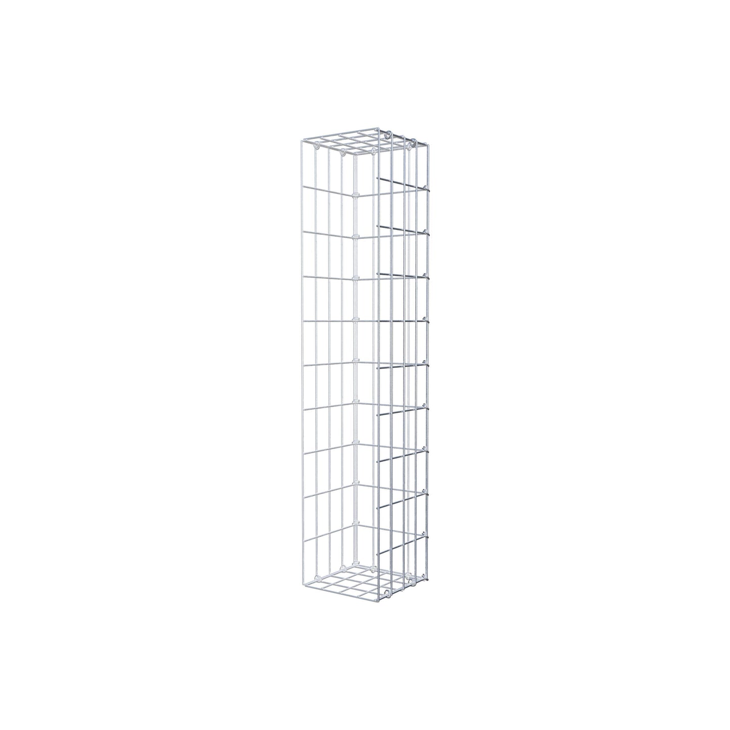 Anbaugabione Typ 2 100 cm x 20 cm x 20 cm, Maschenweite 5 cm x 10 cm, C-Ring