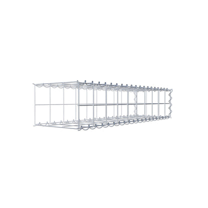 Gavión complementario tipo 2 100 cm x 20 cm x 30 cm (L x A x P), malla 10 cm x 10 cm, espiral