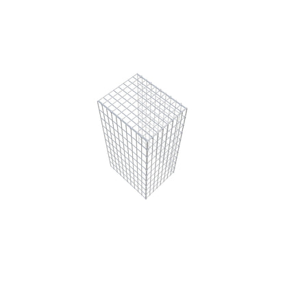 Fourche rapportée type 4 100 cm x 50 cm x 40 cm (L x H x P), mailles 5 cm x 10 cm, anneau C
