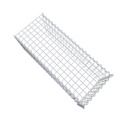 Gabion rapporté type 4 100 cm x 40 cm x 40 cm (L x H x P), mailles 5 cm x 10 cm, spirale