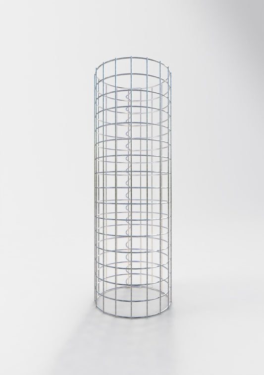Gabionensäule rund 27 cm Durchmesser, 80 cm Höhe, Maschenweite 5 cm x 5 cm
