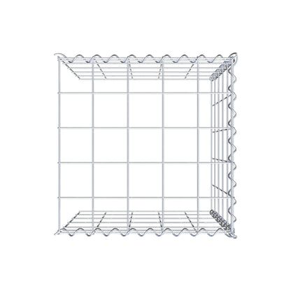 Påväxt gabion typ 4 50 cm x 50 cm x 50 cm (L x H x D), maskstorlek 10 cm x 10 cm, spiral